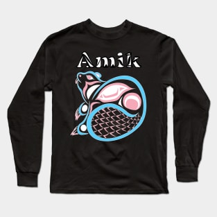 Amik (Beaver) Transgender Pride 01 Long Sleeve T-Shirt